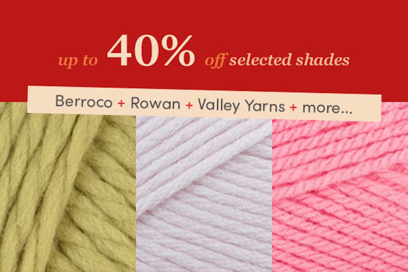 Up to 40% off selected shades from your favorite brands!
