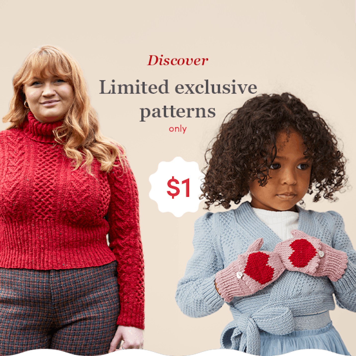 Select patterns are just $1!