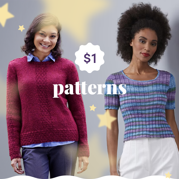 Shop selected patterns for $1!