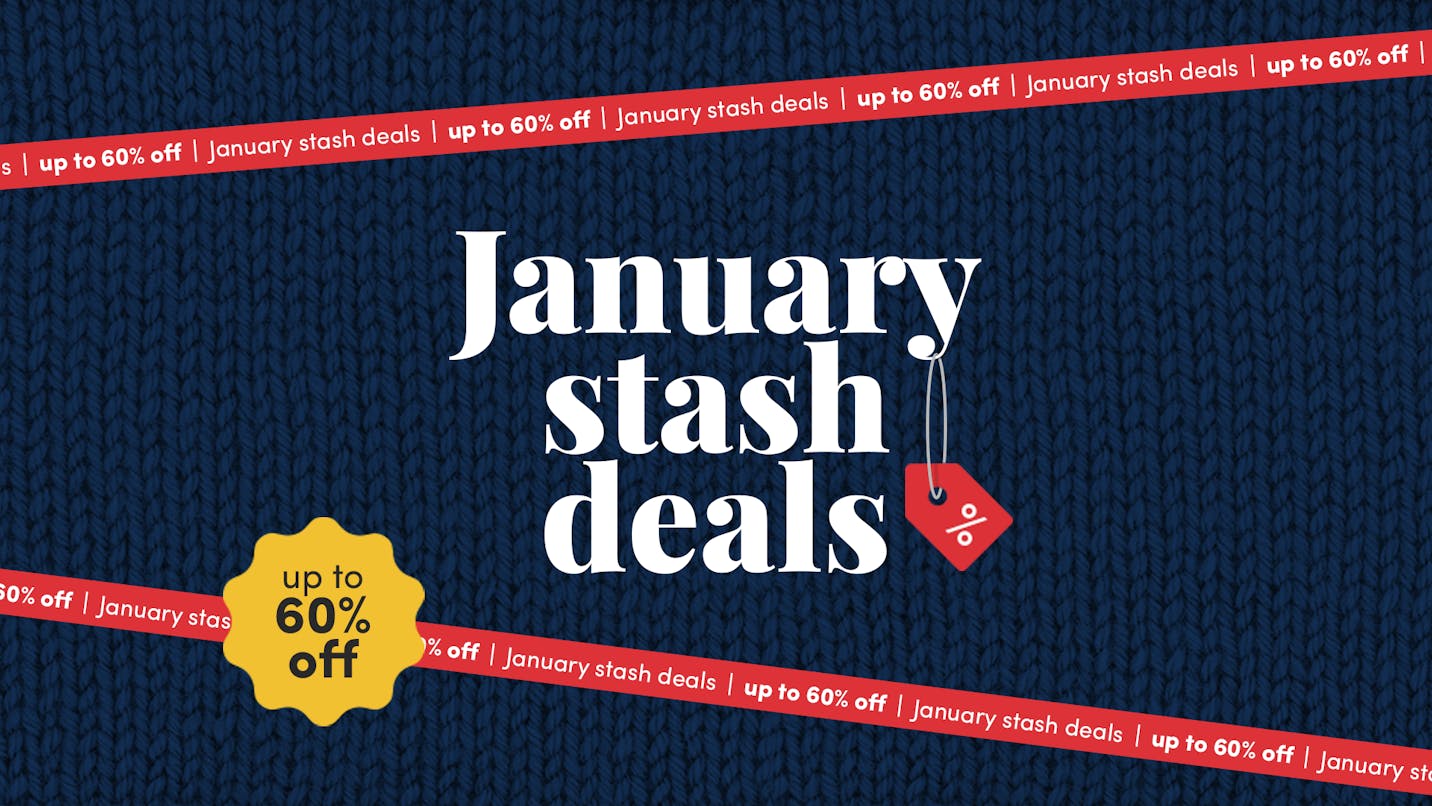 Save up to 60% on January Stash Deals!