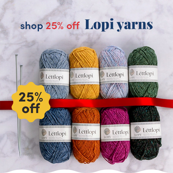 Shop 25% off Lopi Yarns!