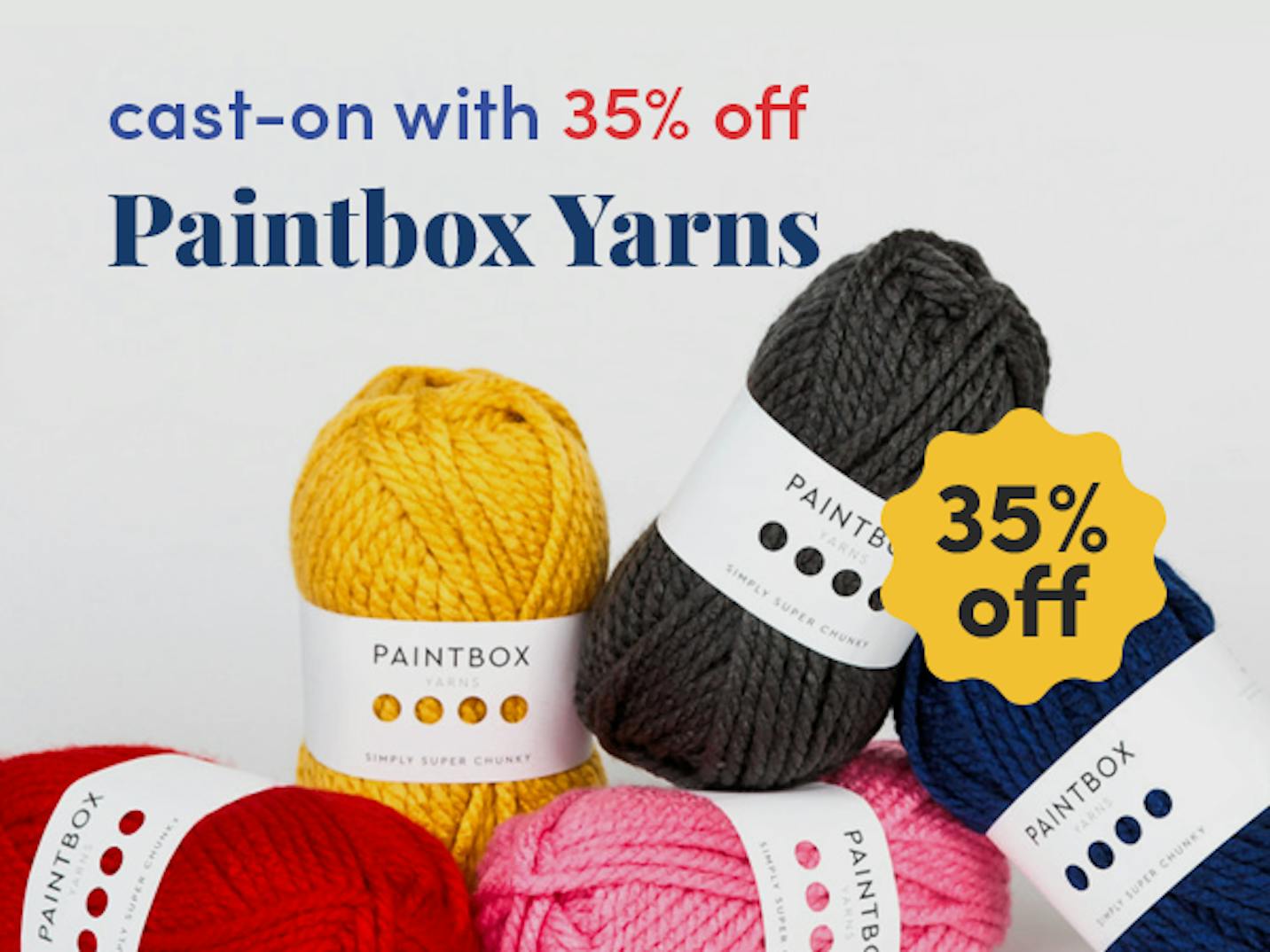 Save 35% on Paintbox Yarns!