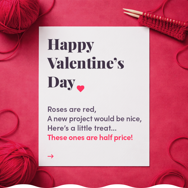 50% off select patterns!