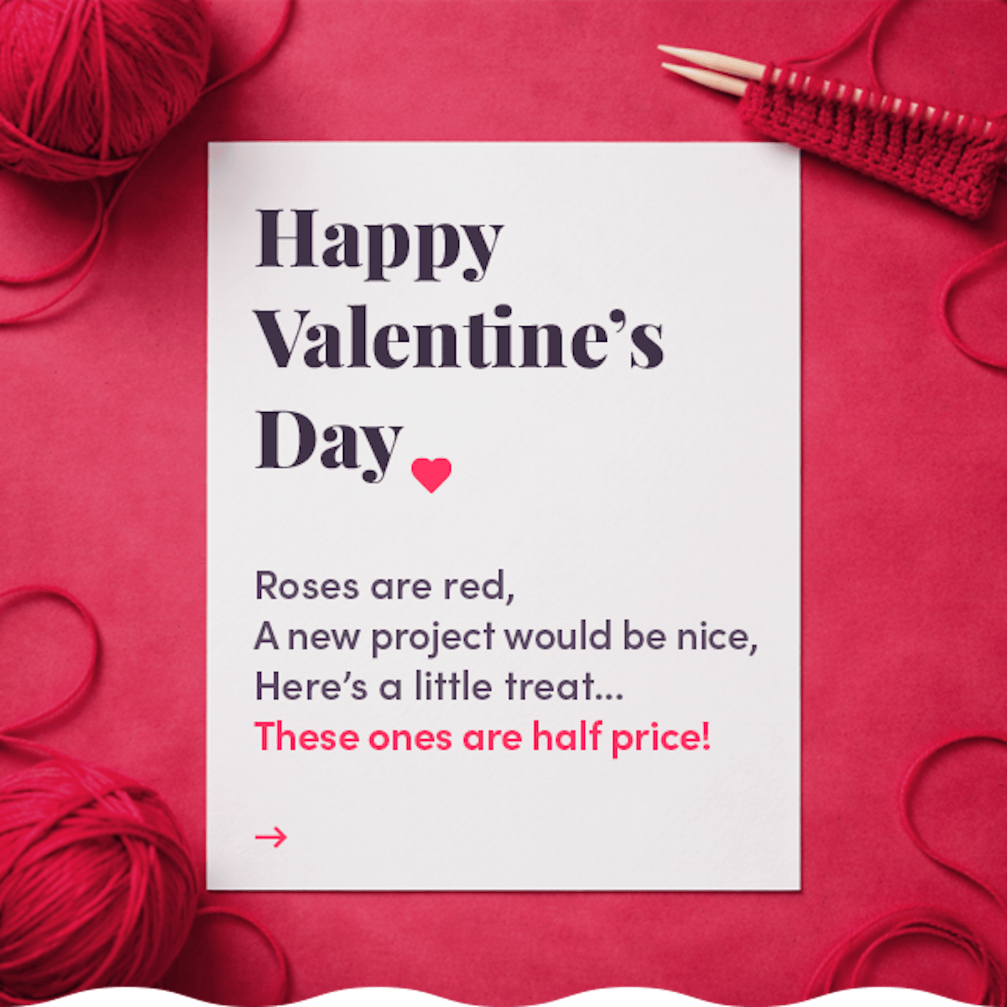 50% off select patterns!