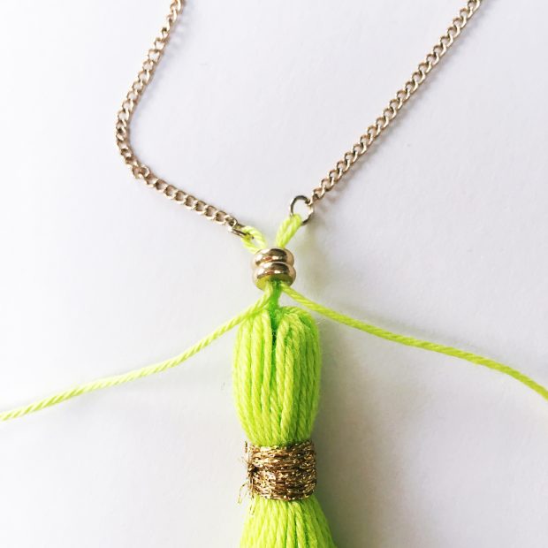 How to make a tassel necklace free tutorial by christine leech
