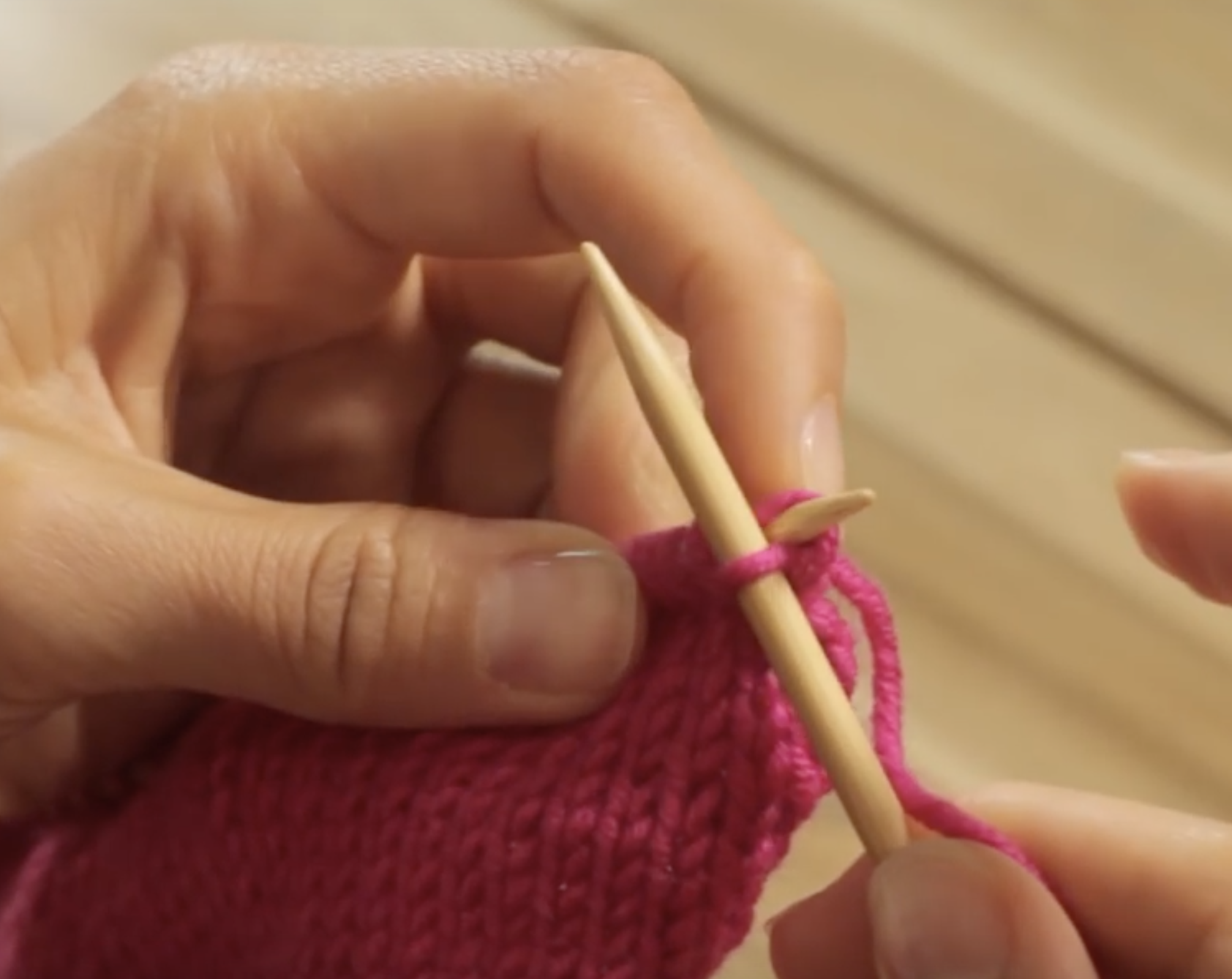 binding off your first stitch