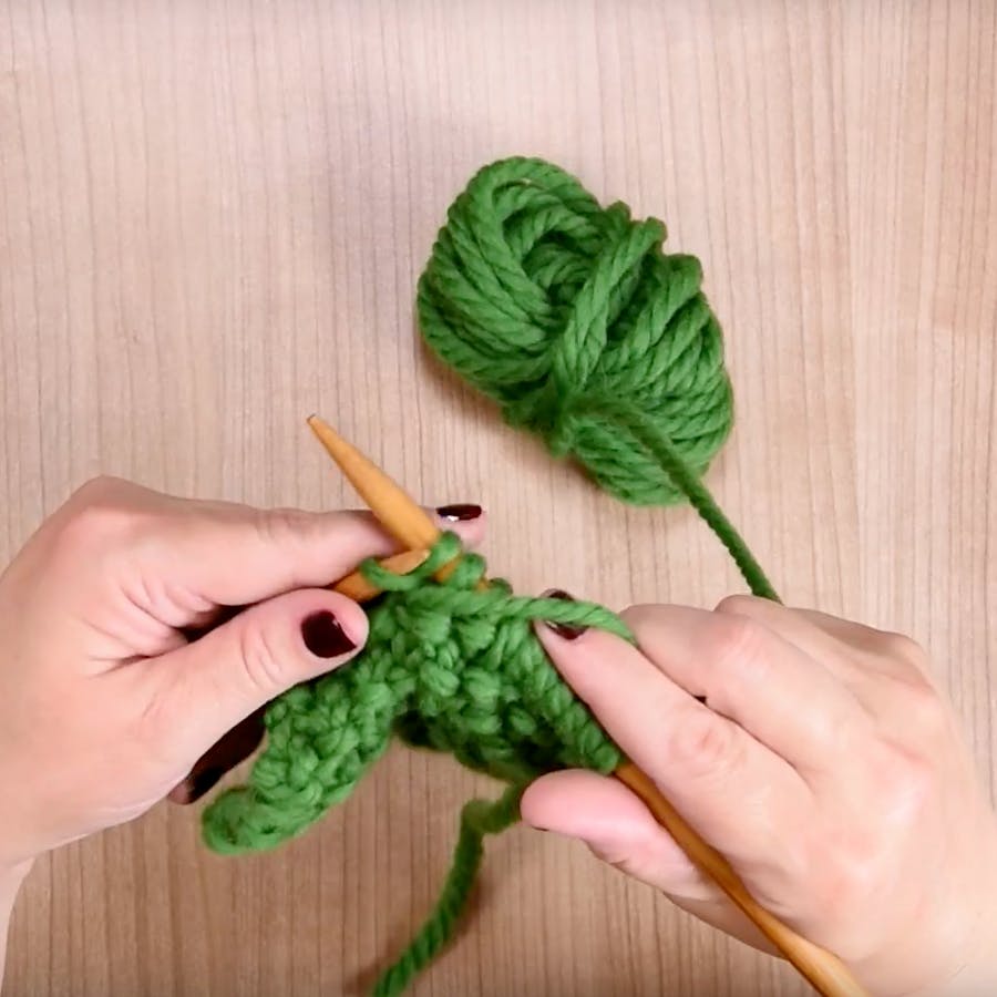 How to knit moss stitch