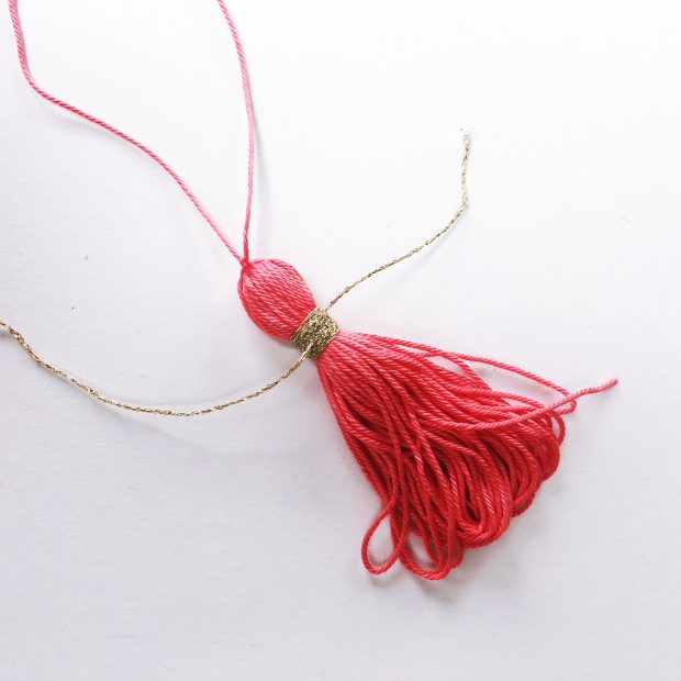 How to make a tassel necklace free tutorial by christine leech