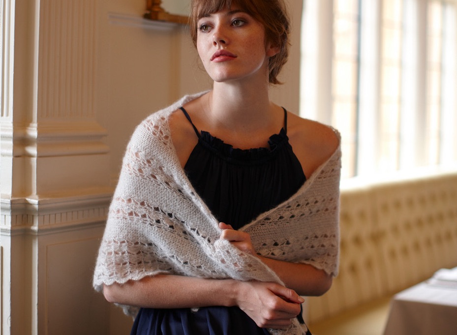 Amelia Shawl - Crochet Pattern For Women in Willow & Lark Plume