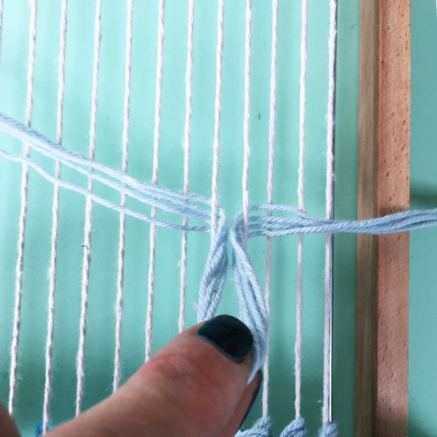 how to weave a wall hanging free tutorial by christine leech
