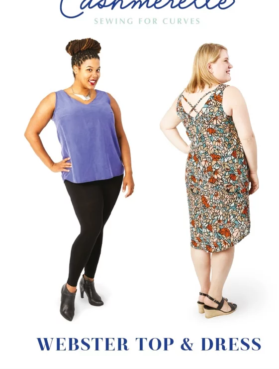 Cashmerette Webster Top & Dress 2103 - Paper Pattern, Size 12 - 28