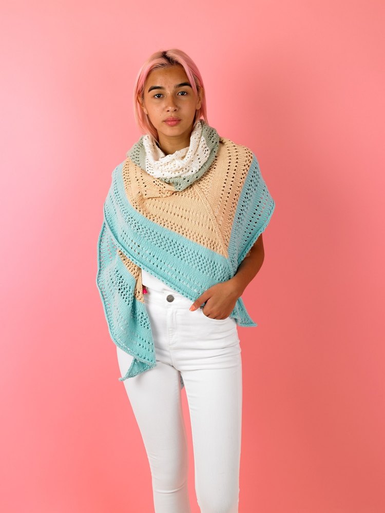 Lollipop Lace Shawl