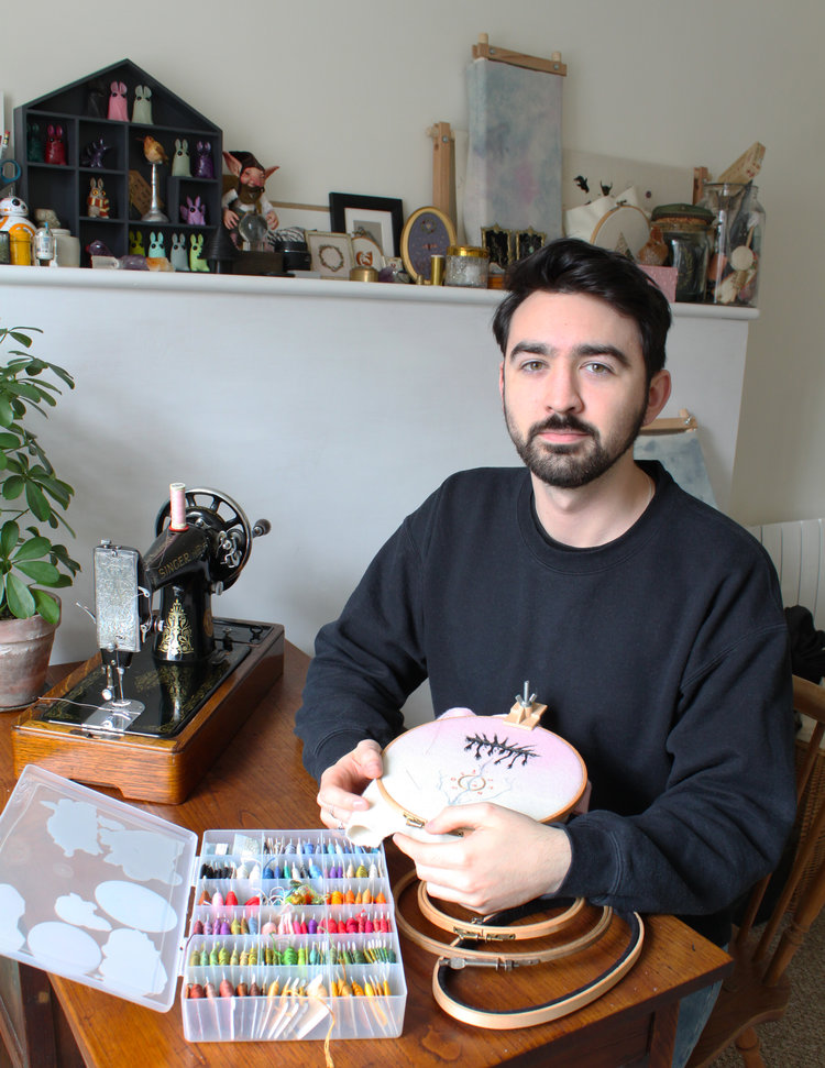  Stitching guru, Adam Pritchett