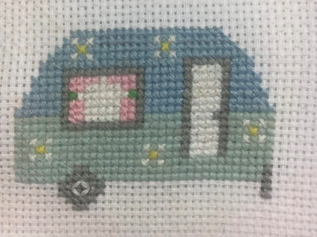 Caravan cross-stitch