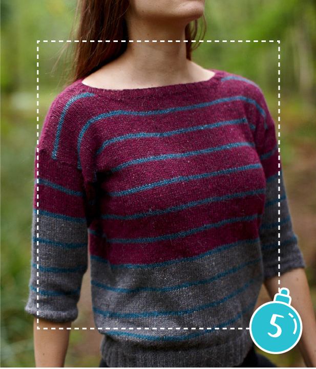 Emily Jumper - Knitting Pattern For Women in Willow & Lark Woodland