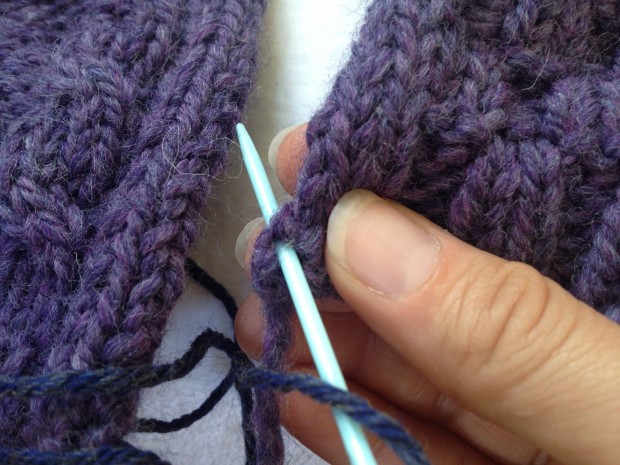 how to work mattress stitch with Amy Kaspar