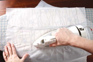 fuse interfacing to waistband pieces
