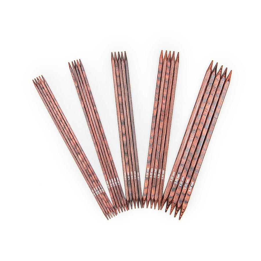 KnitPro Cubics Double Point Needles 15cm (Set of 5)