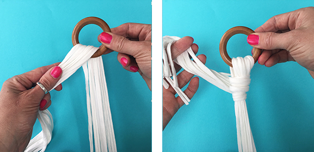 how to make macrame plant holder tutorial by christine leech