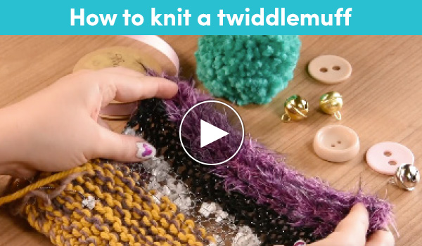 Knit a twiddlemuff for dementia