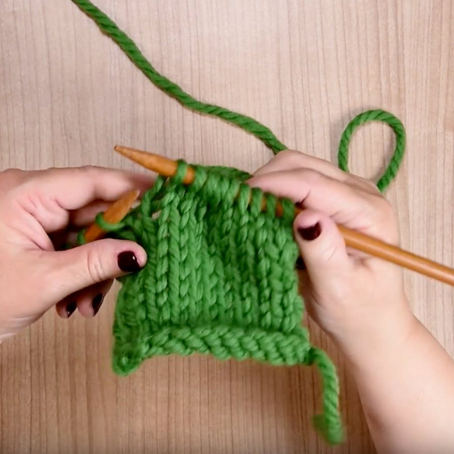 How to knit stocking stitch