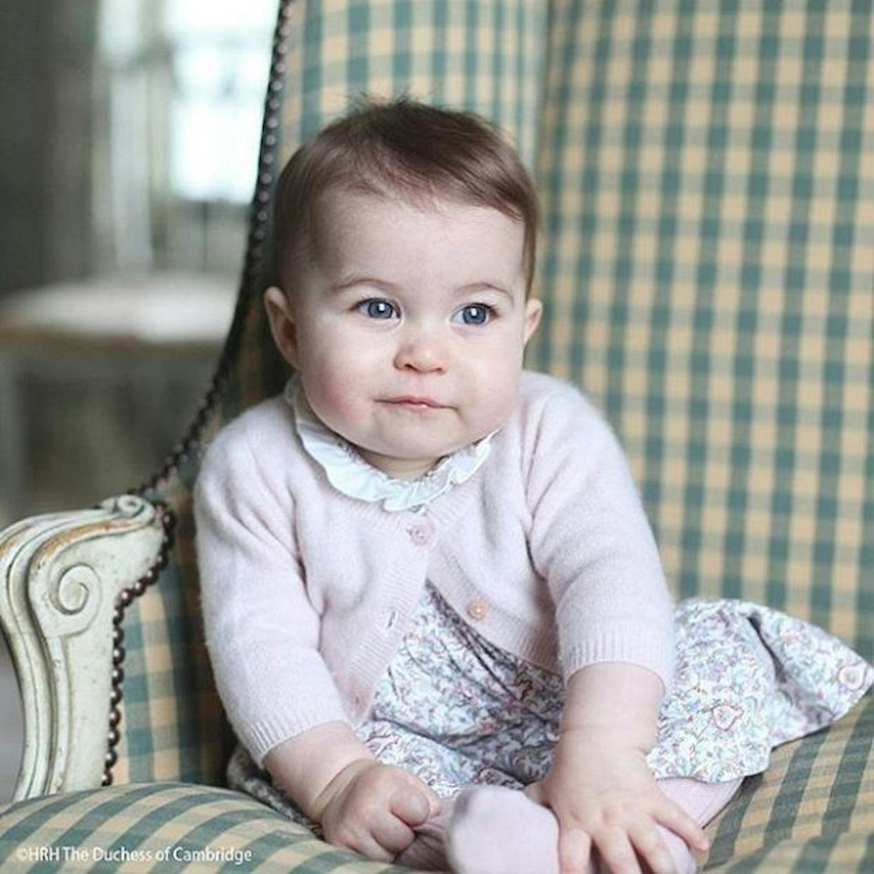 hrh princess charlotte first birthday cardigan