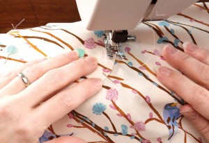 sew the pockets to your a-line skirt