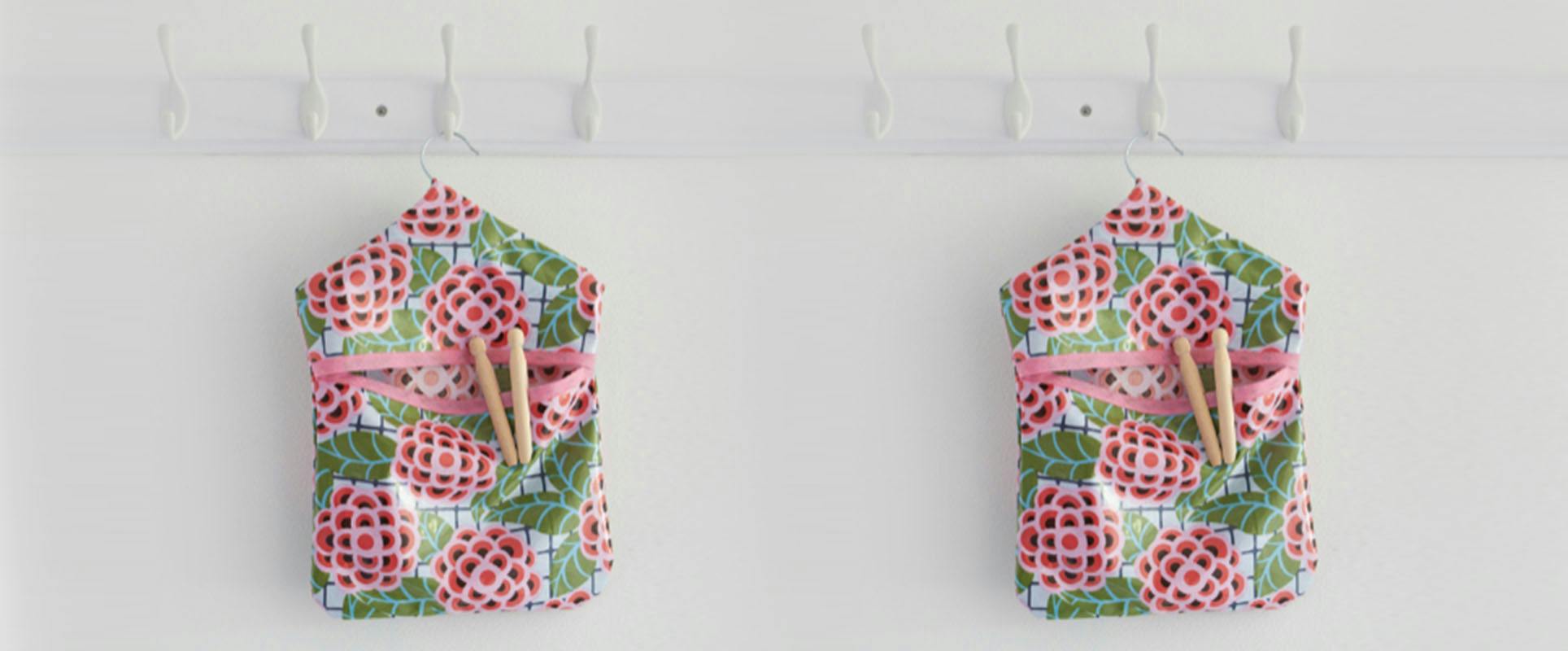 Peg bag sewing pattern