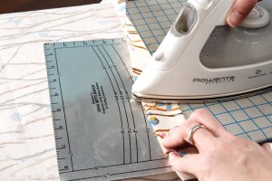 how to fold the hem of your a-line skirt with iron