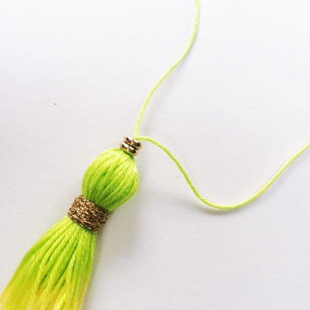 How to make a tassel necklace free tutorial by christine leech