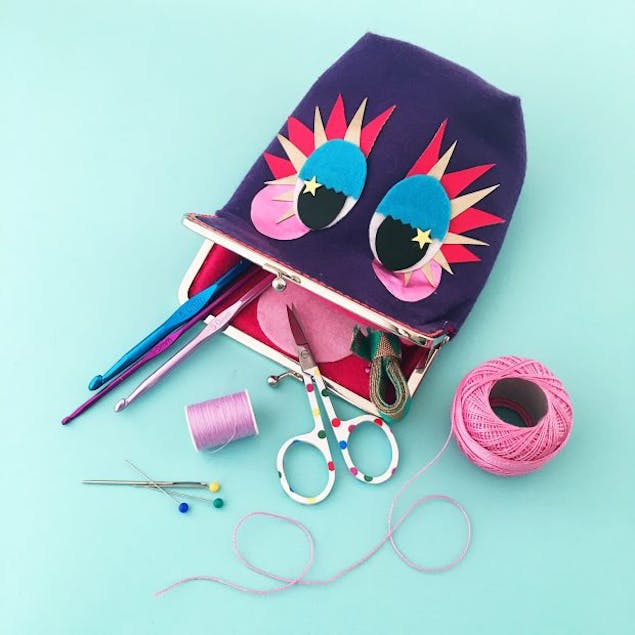 how to make a monster purse free tutorial by christine leech