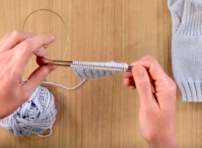 Learn how to knit a sock top down step-by-step