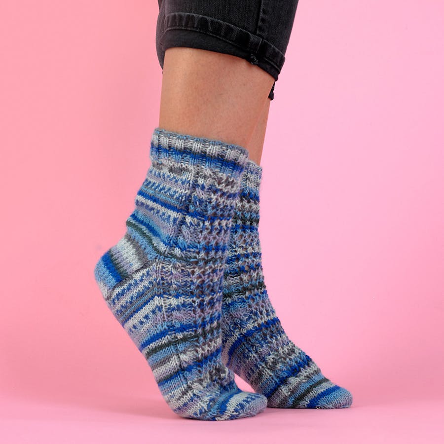 Paintbox Yarns Lunar Lace Socks in Paintbox Socks