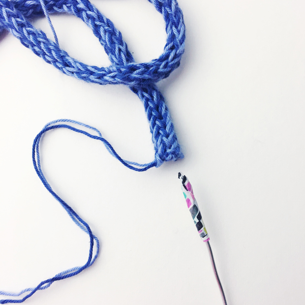 how to french knit a decorative word free tutorial by christine leech