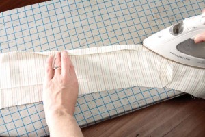 iron the waistband facing
