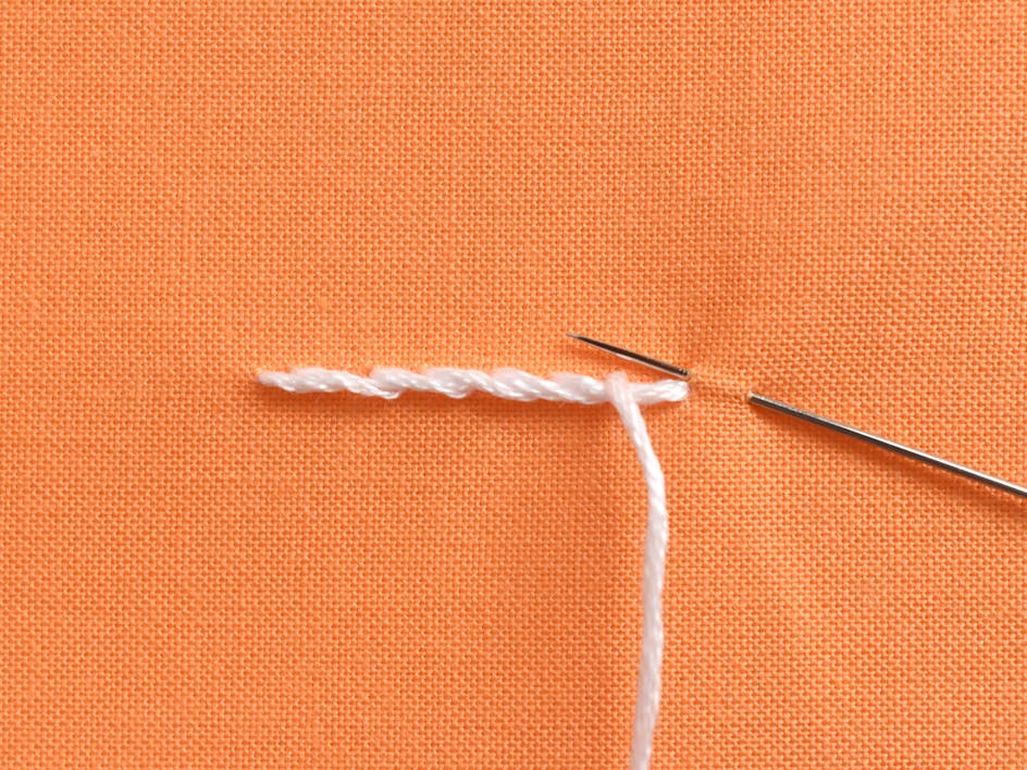 Learn to embroider the stem stitch 