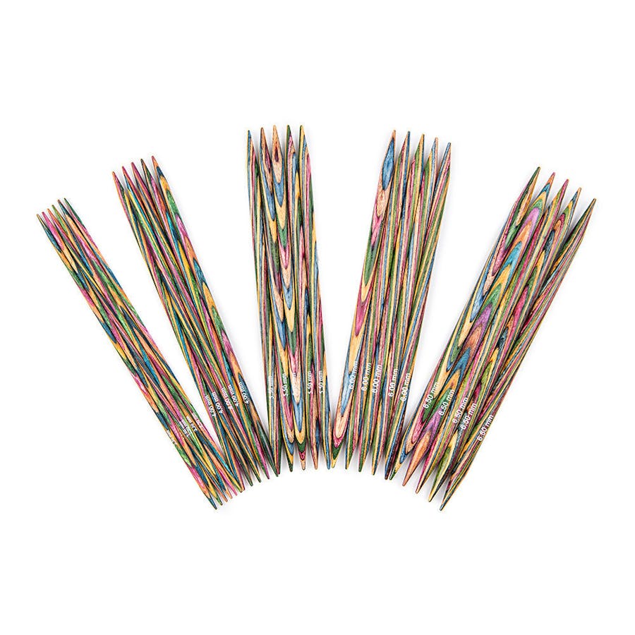 KnitPro Symfonie Double Point Needles 20cm (Set of 5)