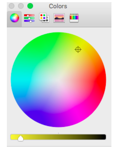 Fill in the colour