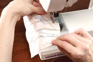 sew the pockets to your a-line skirt