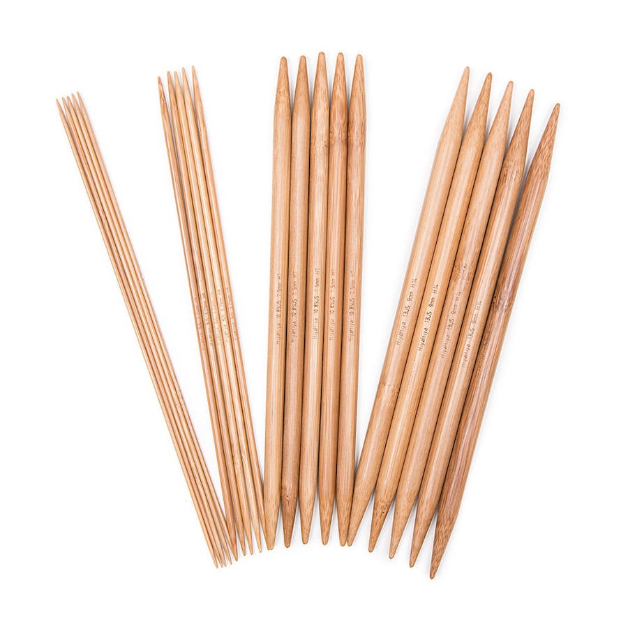 HiyaHiya Bamboo Double Pointed Needles 8