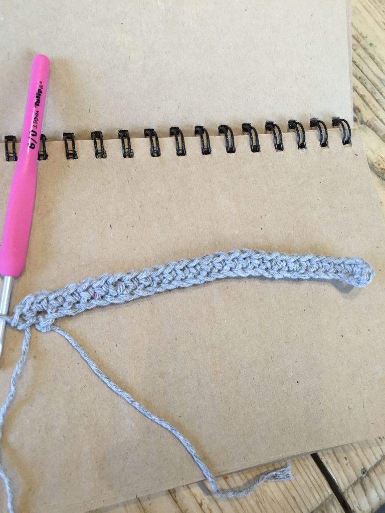 Starting the base of the bag