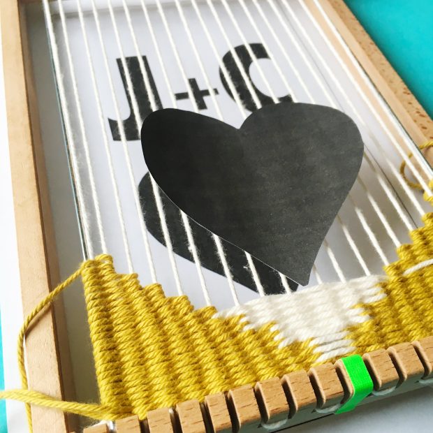weave a love heart wall hanging free tutorial by christine leech