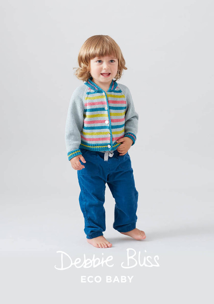 Xavier Jacket in Debbie Bliss Eco Baby