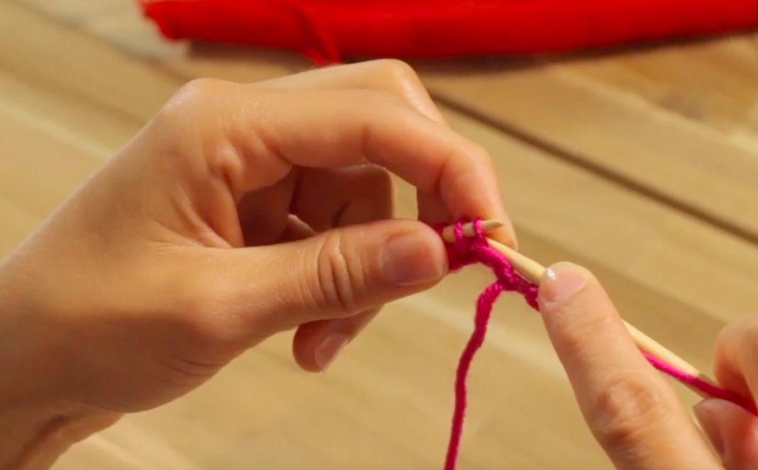 Purl a row