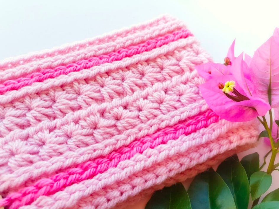 How to crochet the star stitch