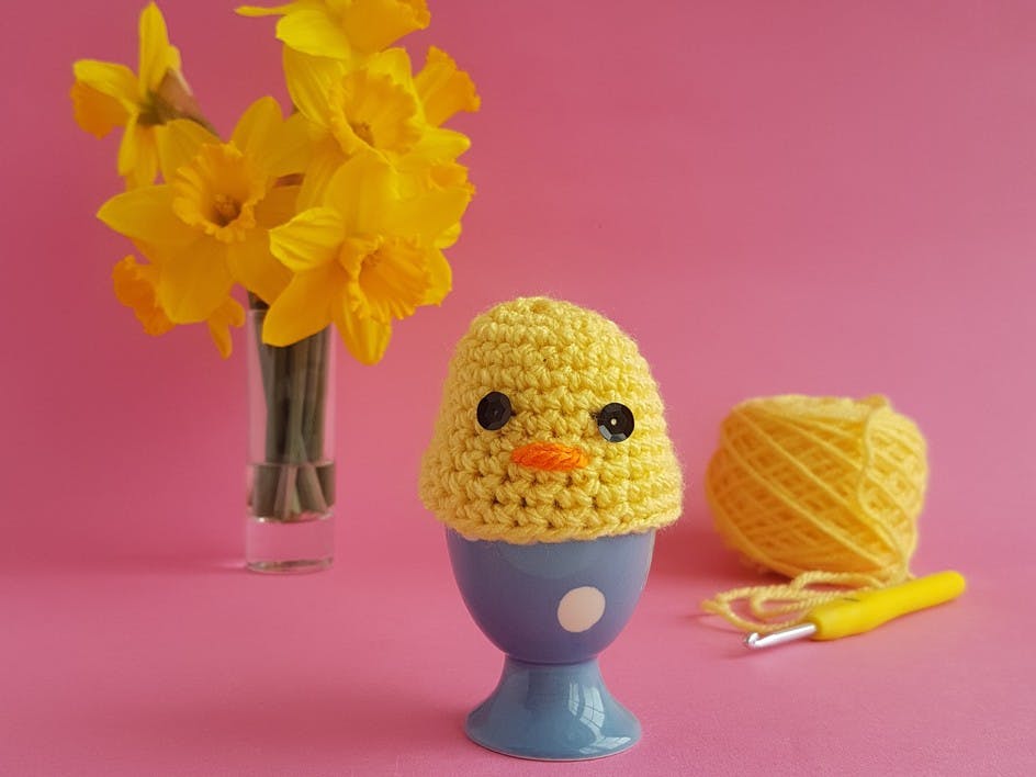 Crochet a chick egg cosy with Emma Friedlander-Collins