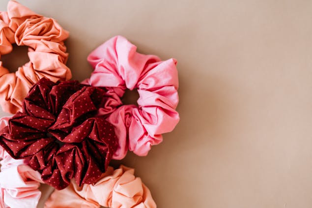 scrunchie hand sewing project