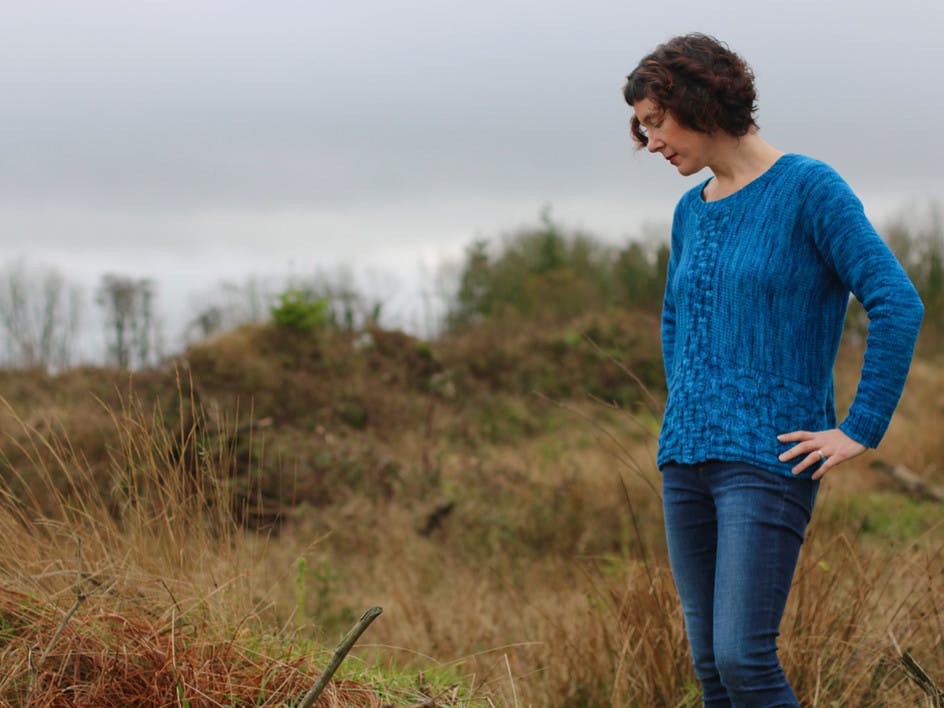 Carol Feller’s Wave Ripples Jumper KAL