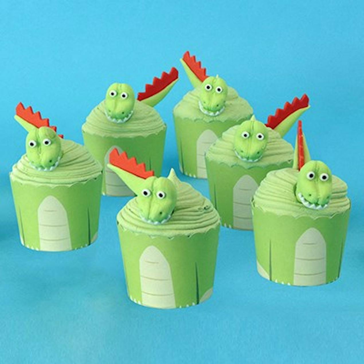 Dinosaur cupcakes