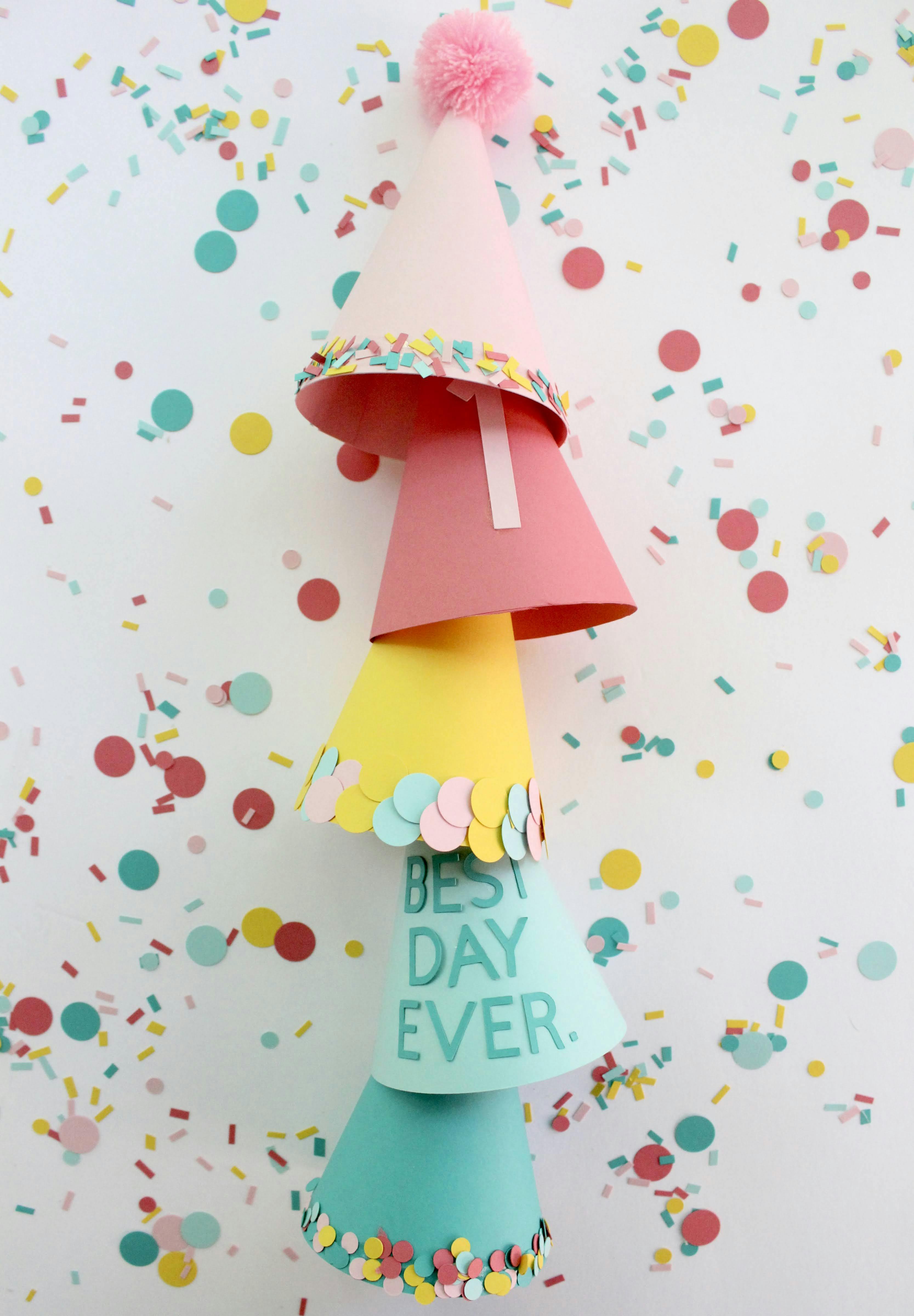 DIY Paper Party Hats LoveCrafts